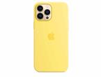 Калъфи Apple iPhone 13 Pro Max Silicone Case with MagSafe - Lemon Zest (Seasonal Spring 2022)