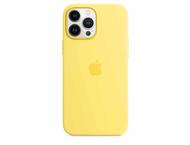 Калъфи Apple iPhone 13 Pro Max Silicone Case with MagSafe - Lemon Zest (Seasonal Spring 2022)