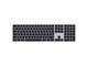 Клавиатури Apple Magic Keyboard с цифров пад и Touch ID - Black Keys - US English