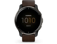 Смарт часовници Garmin Venu 2 Plus Slate brown Leather Strap