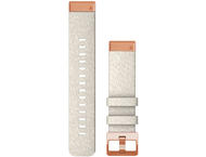 Каишки Garmin QuickFit 20 Cream Heathered Nylon с Rose Gold Hardware