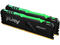 Оперативна памет 16GB (2x8GB) DDR4 3600 MT/s Kingston FURY BEAST RGB Black