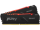 Оперативна памет 16GB (2x8GB) DDR4 3600 MT/s Kingston FURY BEAST RGB Black