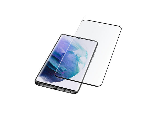 Защитно фолио Cellular Line закалено 3D стъкло за Samsung Galaxy S22 Ultra