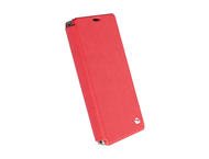 Калъфи Krusell Malmo Flip cover - кожен калъф, тип портфейл, за Sony Xperia Z1 (червен)