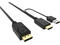 Кабели и Адаптери VCom Кабел HDMI M / Display Port M - 4K 2160p - CG599C-1.8m