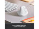 Мишки Logitech Lift Vertical Ergonomic Mouse, White/Pale grey