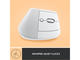 Мишки Logitech Lift Vertical Ergonomic Mouse, White/Pale grey
