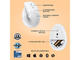 Мишки Logitech Lift Vertical Ergonomic Mouse, White/Pale grey