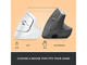 Мишки Logitech Lift Vertical Ergonomic Mouse, White/Pale grey