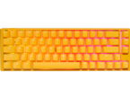 Клавиатури Ducky One 3 Yellow SF 65, Cherry MX Silent Red суичове