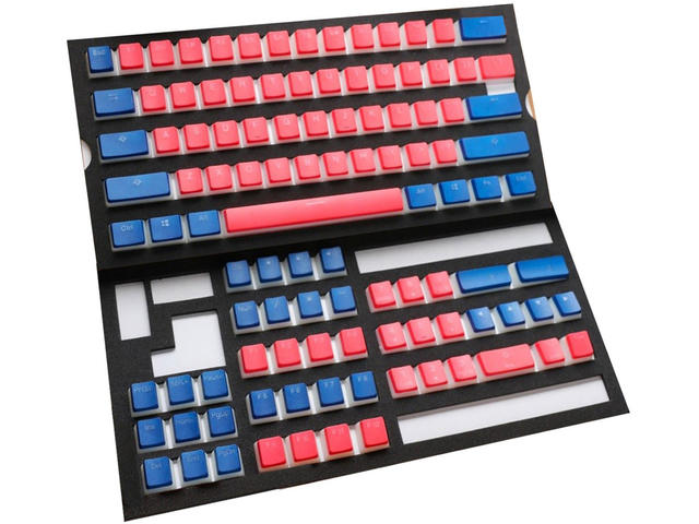 Джаджи Ducky Pudding Red & Blue 108-Keycap Set PBT Double-Shot US Layout