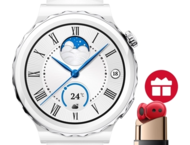 Смарт часовници Huawei Watch GT 3 Pro 43mm - Leather Strap + HUAWEI FreeBuds Lipstick Black Case, Red Earbuds