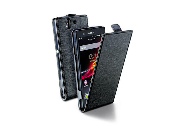 Калъфи Cellular line Flap Essential за Sony Xperia Z черен