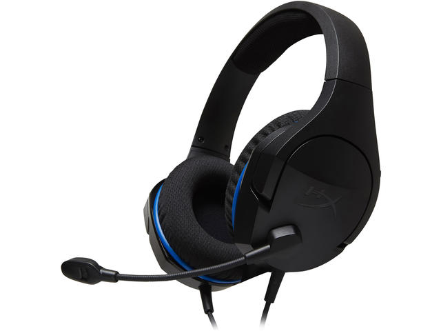 Слушалки HyperX Cloud Stinger Core (PS4/PS5), в черно-синьо