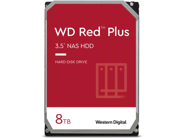 Твърди дискове 8TB 5640 rpm Western Digital Red Plus NAS