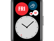 Смарт часовници Huawei Watch Fit Graphite Black + Huawei FreeBuds 4i, Ceramic White