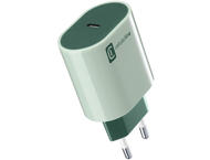 Зарядни устройства Cellular line Style Color 220V PD USB-C 20W, зелено