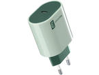 Зарядни устройства Cellular line Style Color 220V PD USB-C 20W, зелено