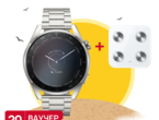 Смарт часовници Huawei Watch 3 Pro Titanium Gray + Huawei Scale 3
