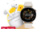 Смарт часовници Huawei Watch GT 3 42mm + Huawei FreeBuds 4i, Ceramic White