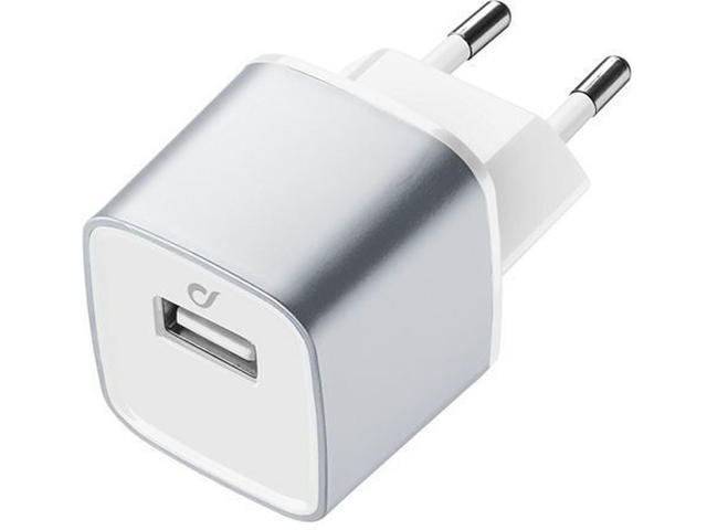 Зарядни устройства Cellular line Unique Design 220V, в сиво