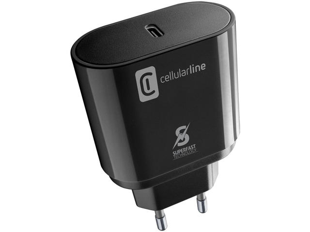 Зарядни устройства Cellular line USB-C SUPER FAST CHARGER PD 25W