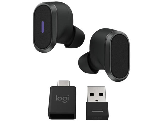 Слушалки Logitech Zone True Wireless-GRAPHITE