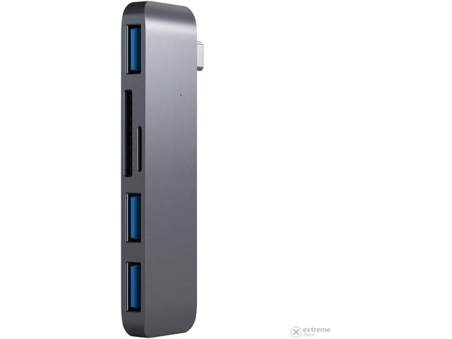USB Хъб Satechi Aluminium Type-C USB COMBO Hub, Space Grey