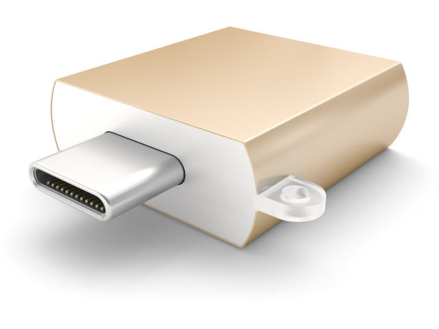 Кабели и Адаптери Satechi Type-C to USB-A 3.0 Adapter - Gold