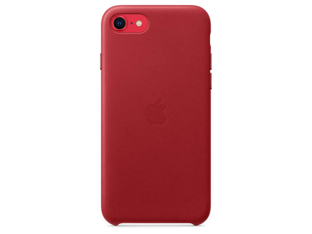 Калъфи Apple iPhone SE2 Leather Case - Red