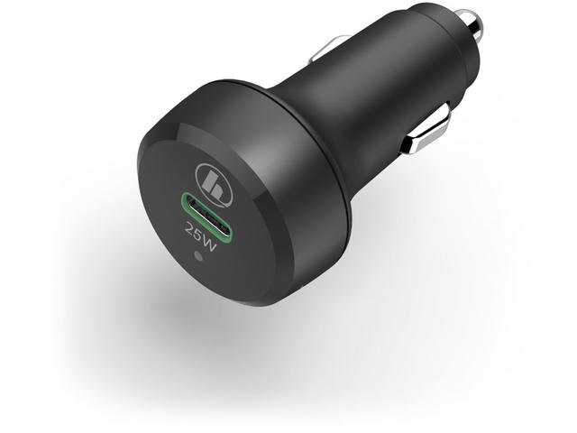 Зарядни устройства Hama Car Charger, Power Delivery (PD) / Qualcomm, 25 Watt, black 