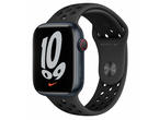 Смарт часовници Apple Watch Nike S7 GPS Cellular, 41mm Midnight Aluminium Case with Anthracite/Black Nike Sport Band - Regular
