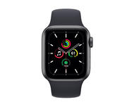 Смарт часовници Apple Watch SE (v2) GPS Cellular, 40mm Space Grey Aluminium Case with Midnight Sport Band - Regular