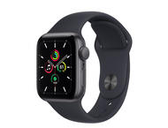 Смарт часовници Apple Watch SE (v2) GPS Cellular, 40mm Space Grey Aluminium Case with Midnight Sport Band - Regular
