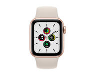 Смарт часовници Apple Watch SE (v2) GPS Cellular, 40mm Gold Aluminium Case with Starlight Sport Band - Regular