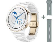 Смарт часовници Huawei Watch GT 3 Pro 43mm - Ceramic Strap + Huawei Cyan Fluoroelastomer Strap 20mm