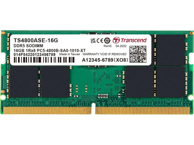 Оперативна памет 16GB DDR5 4800MHz Transcend