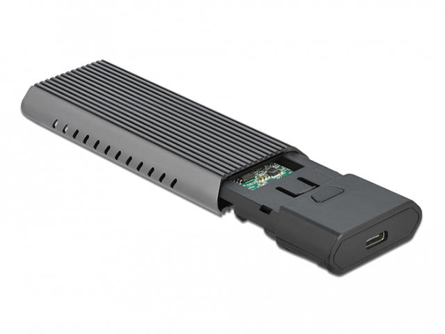 Джаджи Delock 42638 комбинирана кутийка за M.2 NVMe PCIe или SATA SSD