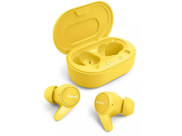 Слушалки Philips TAT1207, в жълто