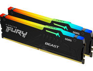 Оперативна памет 32GB (2x16GB) DDR5 5600 MT/s Kingston FURY BEAST RGB