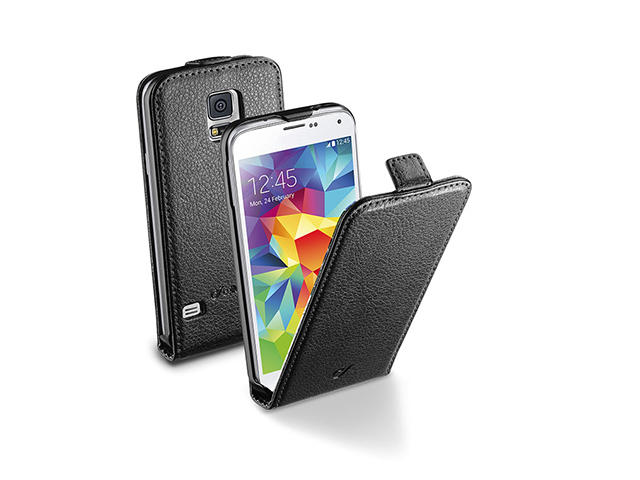 Калъфи Cellular Line Flap Essential за Samsung Galaxy S5 черен