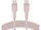 Кабели и Адаптери Belkin BOOST CHARGE Silicone cable USB-C to USB-C 2.0 - 3M - Pink
