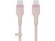 Кабели и Адаптери Belkin BOOST CHARGE Silicone cable USB-C to USB-C 2.0 - 3M - Pink