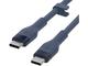 Кабели и Адаптери Belkin BOOST CHARGE Silicone cable USB-C to USB-C 2.0 - 3M - Blue