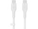 Кабели и Адаптери Belkin BOOST CHARGE Silicone cable USB-C to USB-C 2.0 - 2M - White