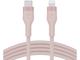 Кабели и Адаптери Belkin BOOST CHARGE Silicone cable USB-C to Lightning - 2M - Pink