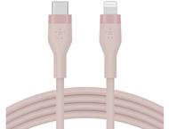 Кабели и Адаптери Belkin BOOST CHARGE Silicone cable USB-C to Lightning - 3M - Pink
