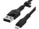 Кабели и Адаптери Belkin BOOST CHARGE Silicone cable USB-A to Lightning - 2M - Black