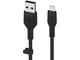 Кабели и Адаптери Belkin BOOST CHARGE Silicone cable USB-A to Lightning - 2M - Black